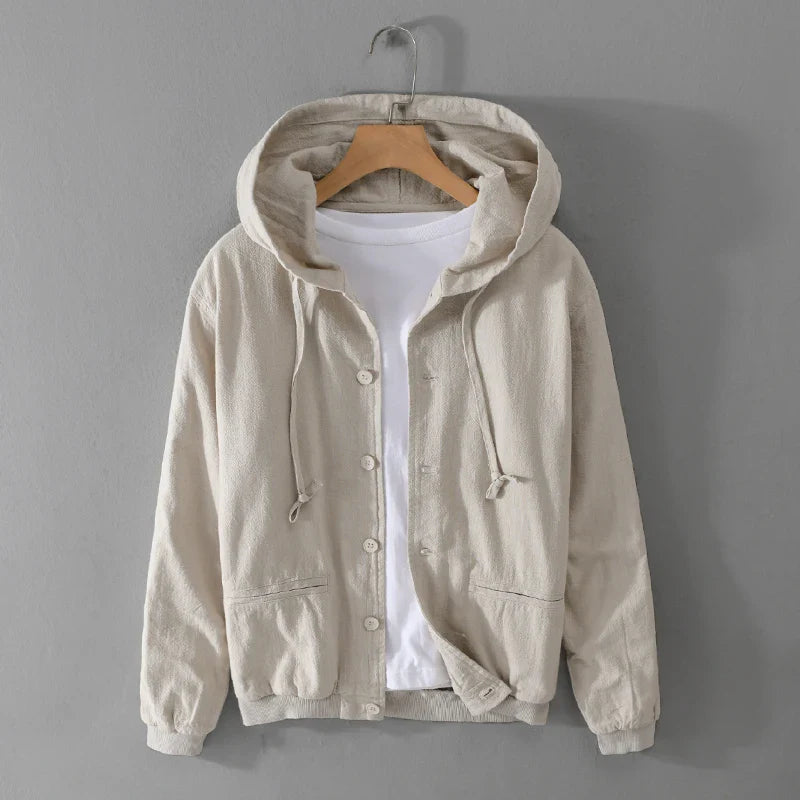 NOAM LINEN HOODIE